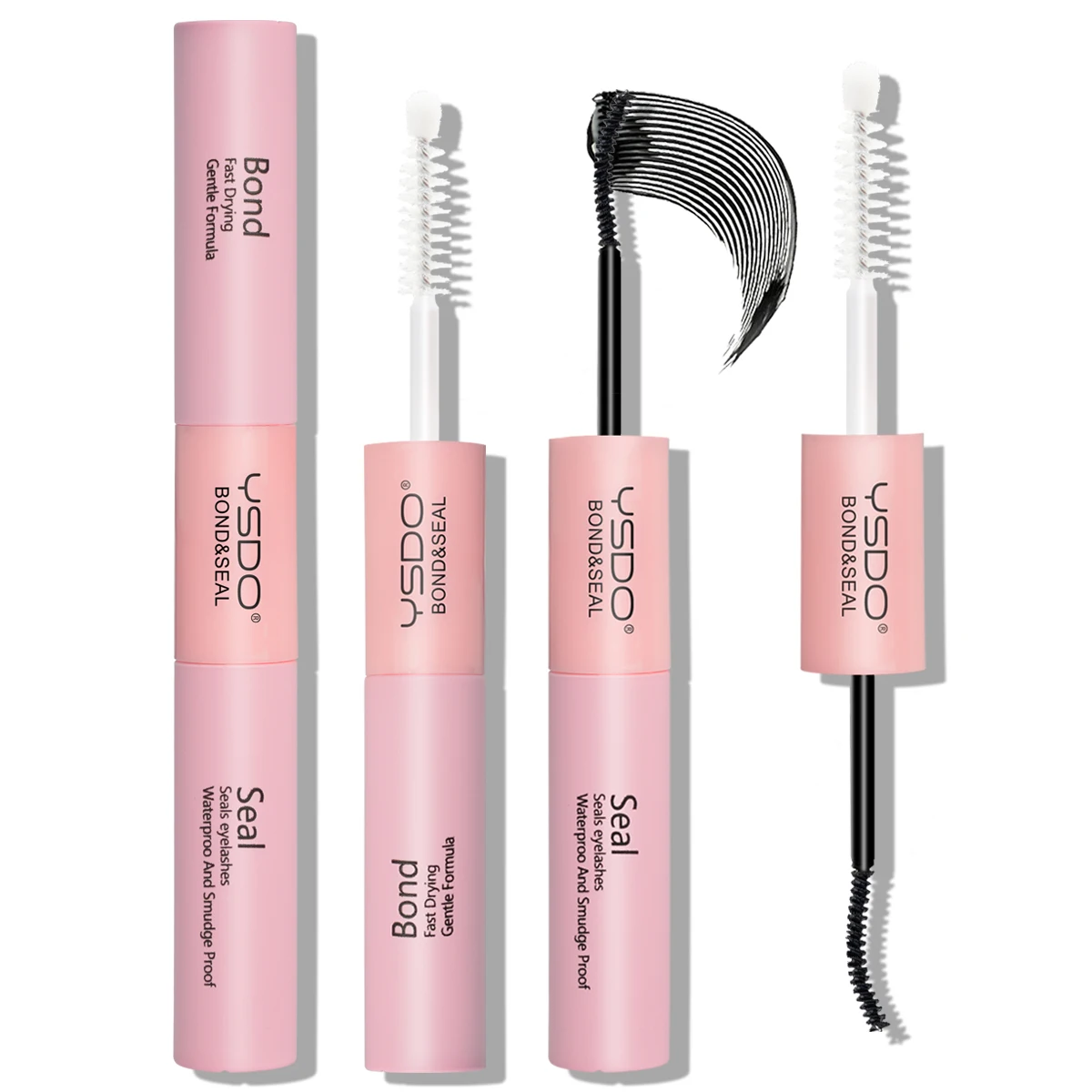 Wimperlijm en afdichting voor wimperclusters Sterke vaste wimperlijm Blijvende 48H wimperlijmlijm Wimperverlenging Make-up