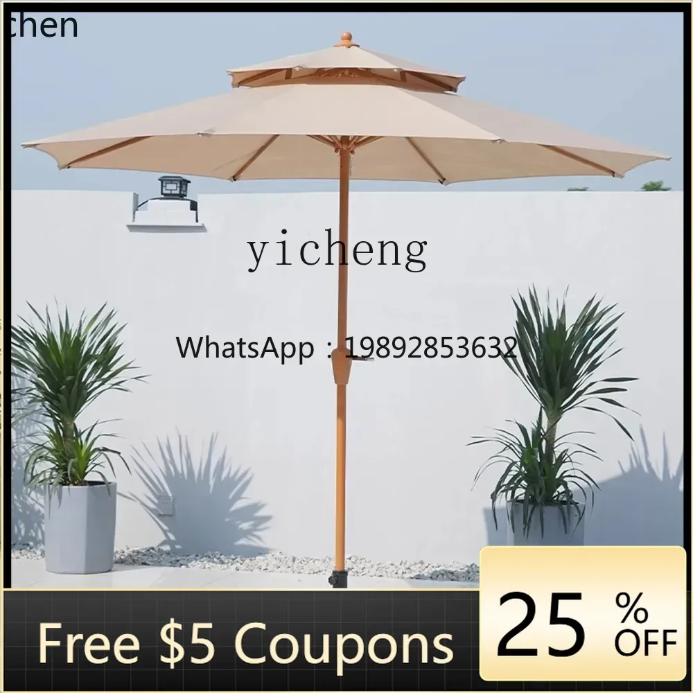 

ZZ Outdoor Sunshade Umbrella Courtyard Umbrella Kiosk Stall Umbrella