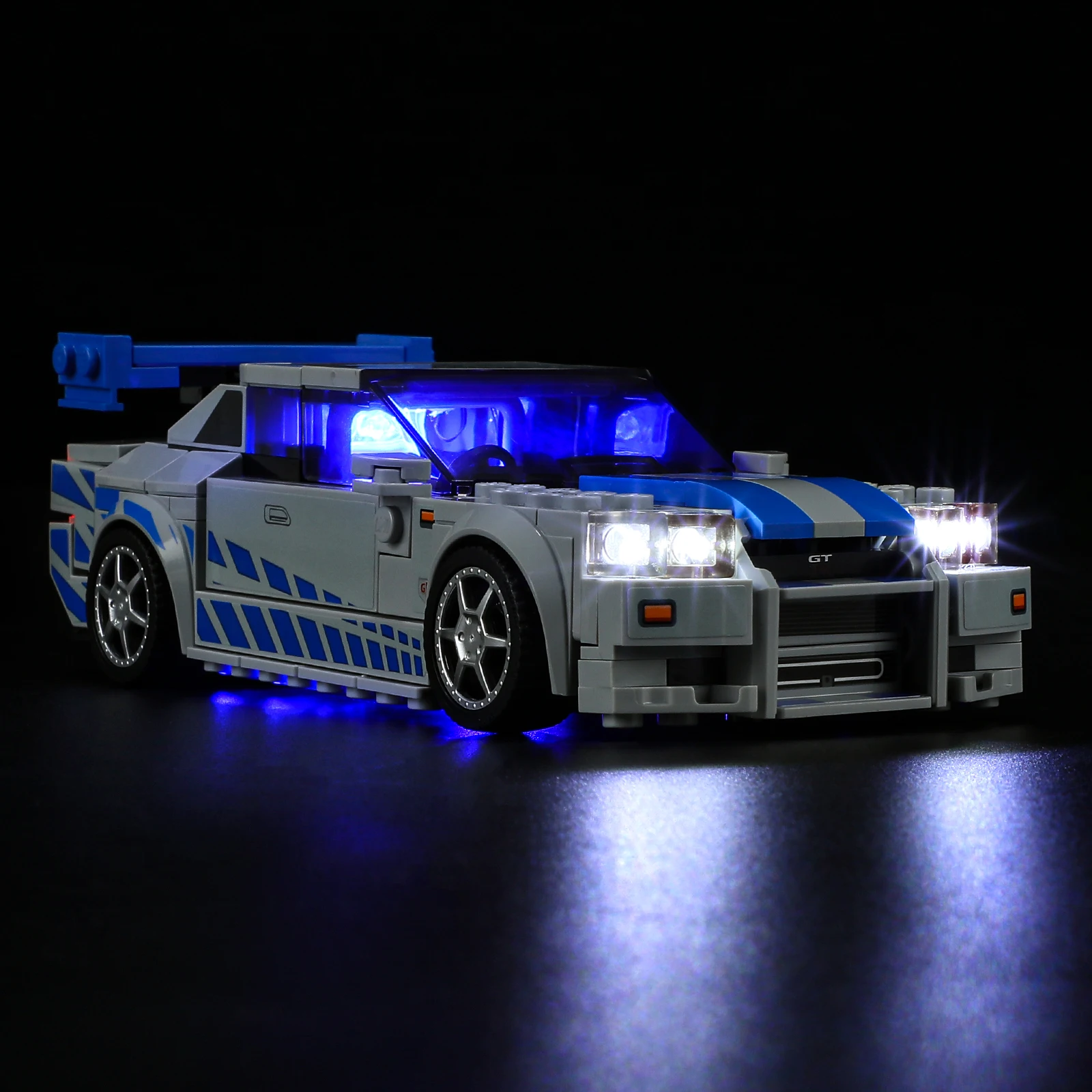 Lighting Set For Lego Skyline GT-R(R34) Speed Champions Car 76917 Building Blocks Without Lego Set