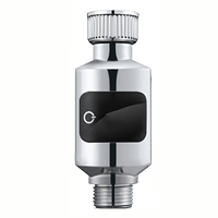 Water Temperature Monitor with LED Display for Shower Heads and Handheld Shower Pipes Compatible with 1/2 Inch Connections