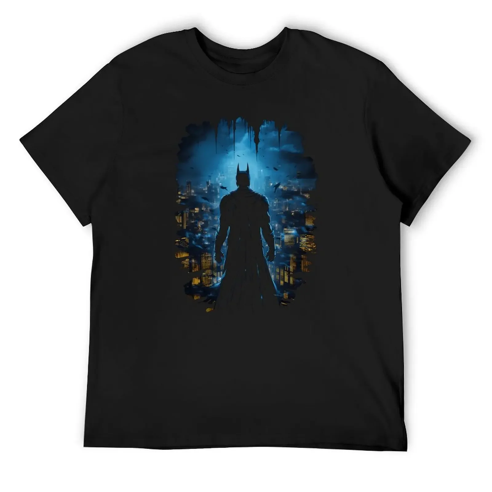 

A Vigilante Guards the Night - Silhouette - Hero T-Shirt essential t shirt anime shirts men