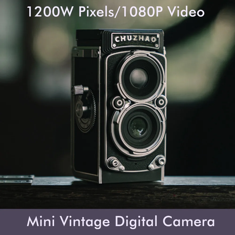 

M1 Mini Retro Digital Camera with 1.54inch Screen 1080p Video 12MP Photos Compact Vintage Portable for Birthday Gift