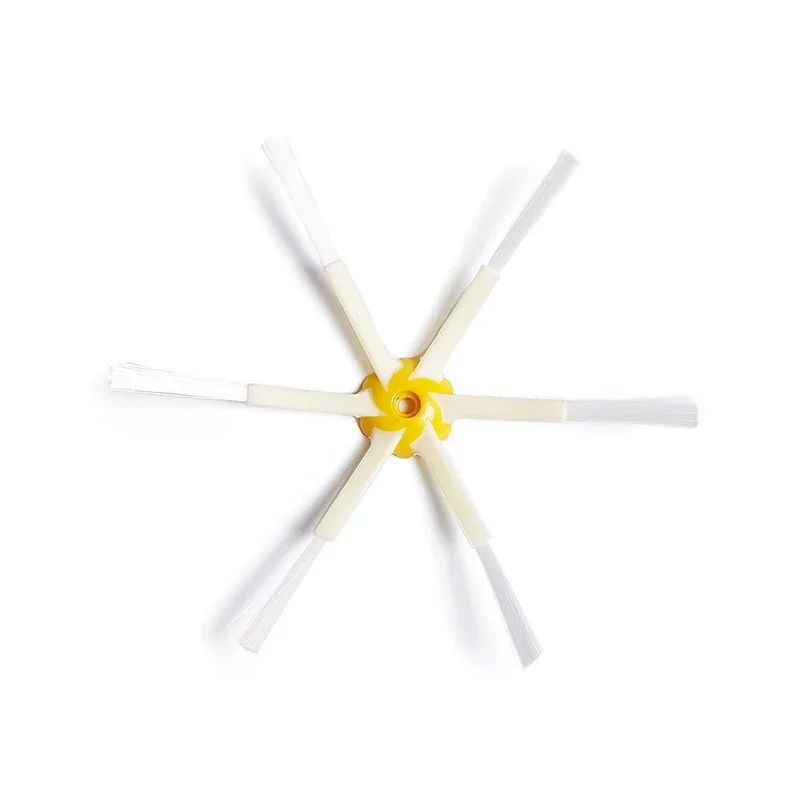 Cepillo lateral de 6 brazos para aspiradora IRobot Roomba, accesorios de repuesto de limpieza del hogar, Serie 500, 600, 700, 1 unidad