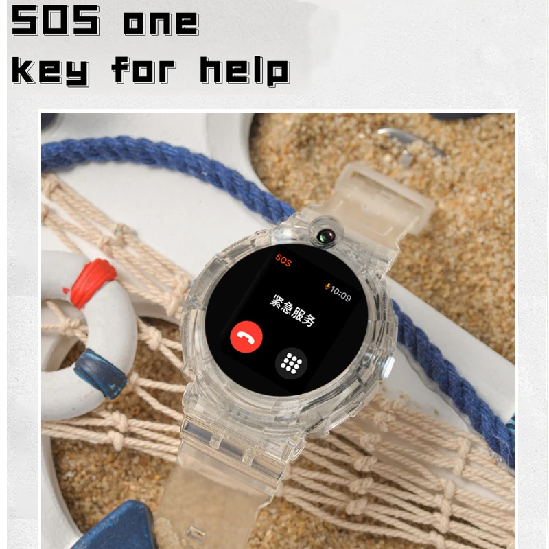 Wonlex สมาร์ทวอท์ช GPS เด็ก GPS LBS ติดตามตำแหน่ง WiFi กล้องสมาร์ทวอทช์เด็กโทรวิดีโอ4G KT27