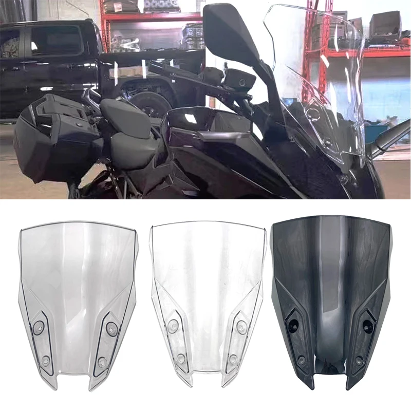 

For Suzuki GSX-S1000 GT gsx s1000gt 2022 2023 New motorcycle wind deflector windshield heighten 70 MM windshield fixing bracket