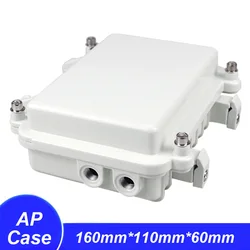 Amplificador de puente inalámbrico AP, carcasa de Metal para exteriores, caja impermeable para estación Base WiFi de largo alcance, tamaño del equipo 130*90*50mm