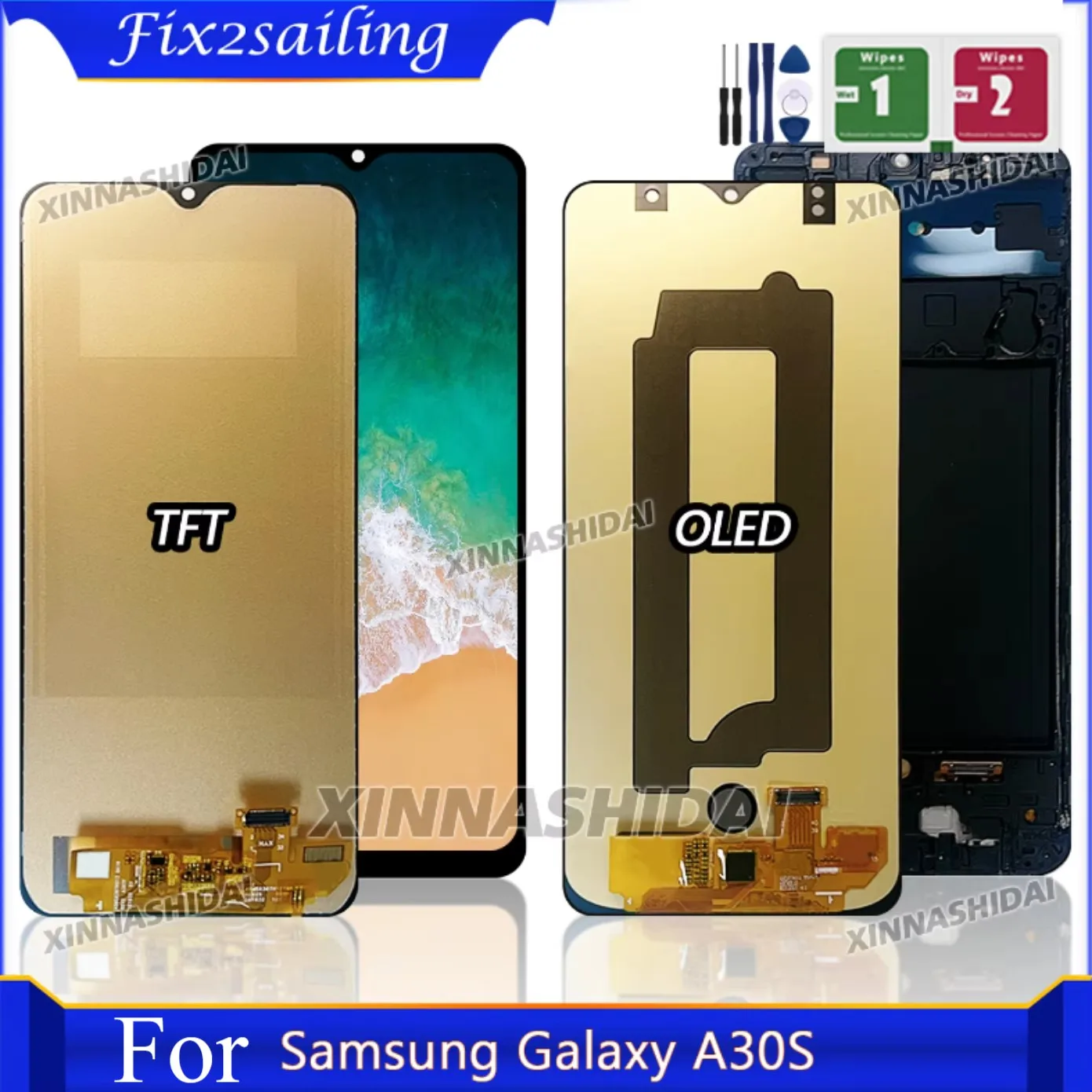 6.4 ''Hohe Qualität Für Samsung A30s A307F A307FN LCD Display Touchscreen Digitizer Montage Für Samsung A30S Ersatz