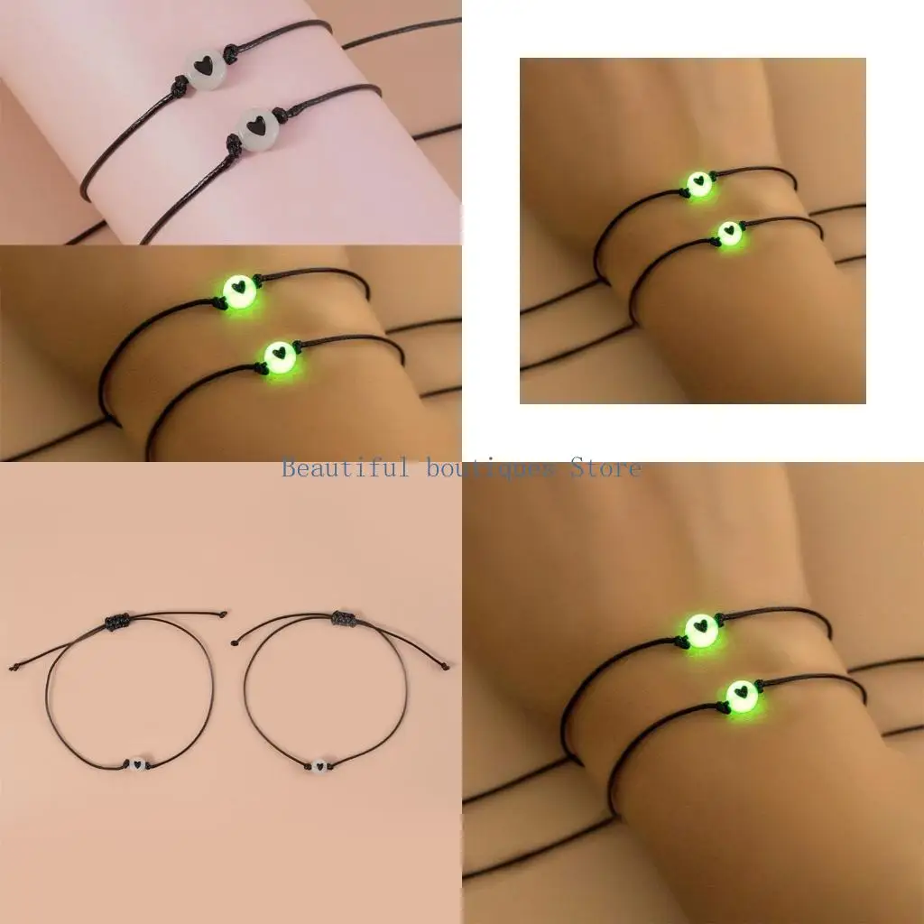 u4lf-2pcs-set-Ручные-браслеты-со-светящимися-бусинками-подарки-браслеты-дружбы