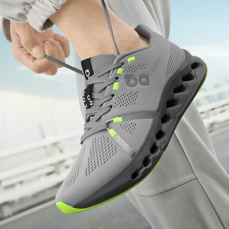 STRONGSHEN Lichtgewicht Heren Sneakers Outdoor Hardloopsportschoenen Voor Heren Comfortabele Ademende Mesh Atletische Training Gymschoenen