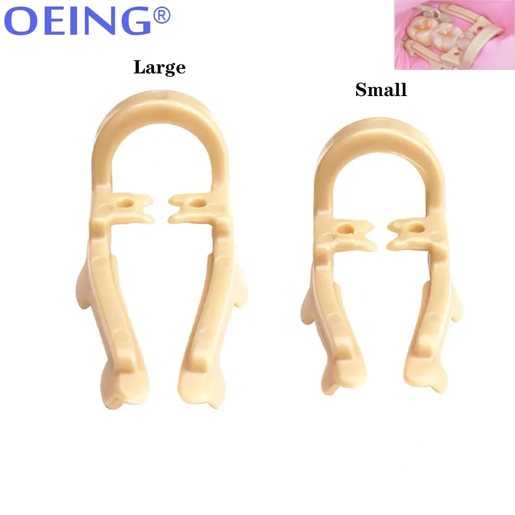 Dental Rubber Dam Clamps Matrix Fixed Clamp Long Short  Resin Matrix Ring Clips Autoclavable For Dental Lab Dentist Product