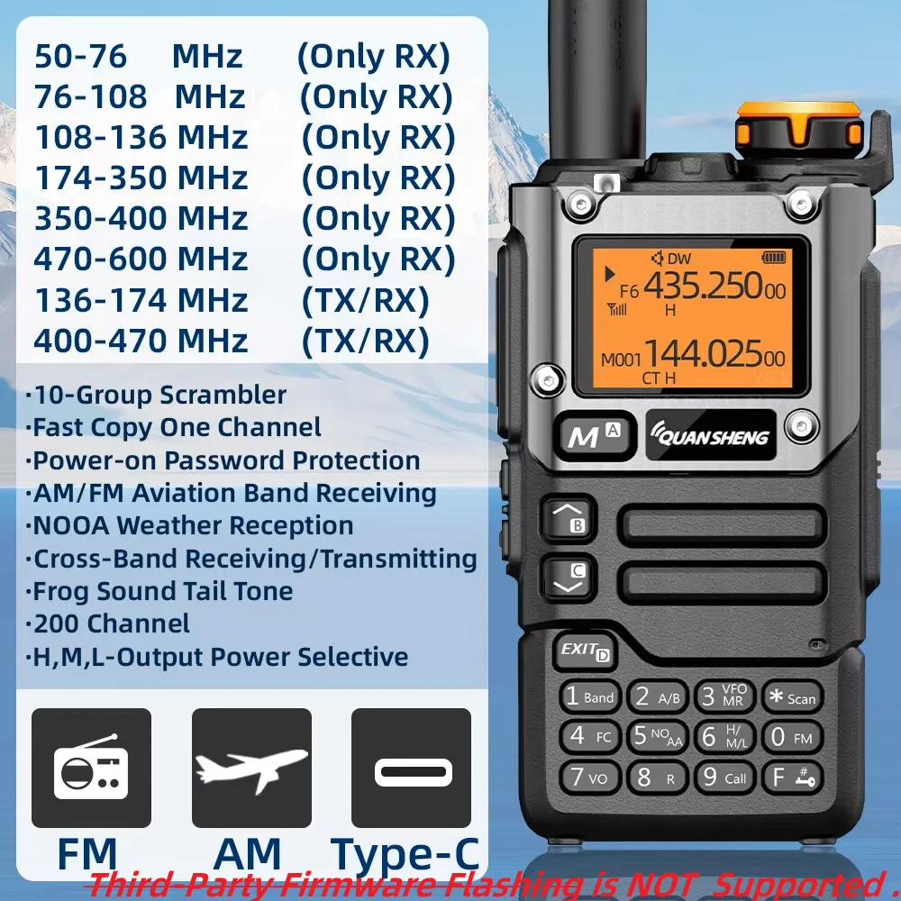 Quansheng UV-K5(8) Radio Portátil de Doble Banda VHF UHF para Quansheng UV-K5(8) Radio Portátil de Doble Banda VHF UHF para