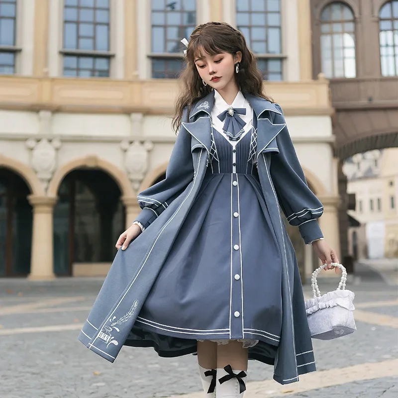 The Book of Lie ~ Elegant Military Style Lolita JSK Dress / Women\'s Coat by YLF