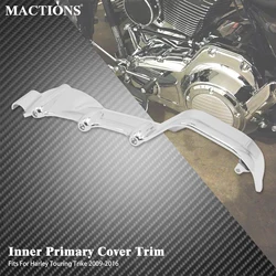 Motorcycle Inner Primary Covers Trim Chrome Cover For Harley Touring Road King FLHR Electra Street Glide FLHX FLHT FLTRX 09-2016