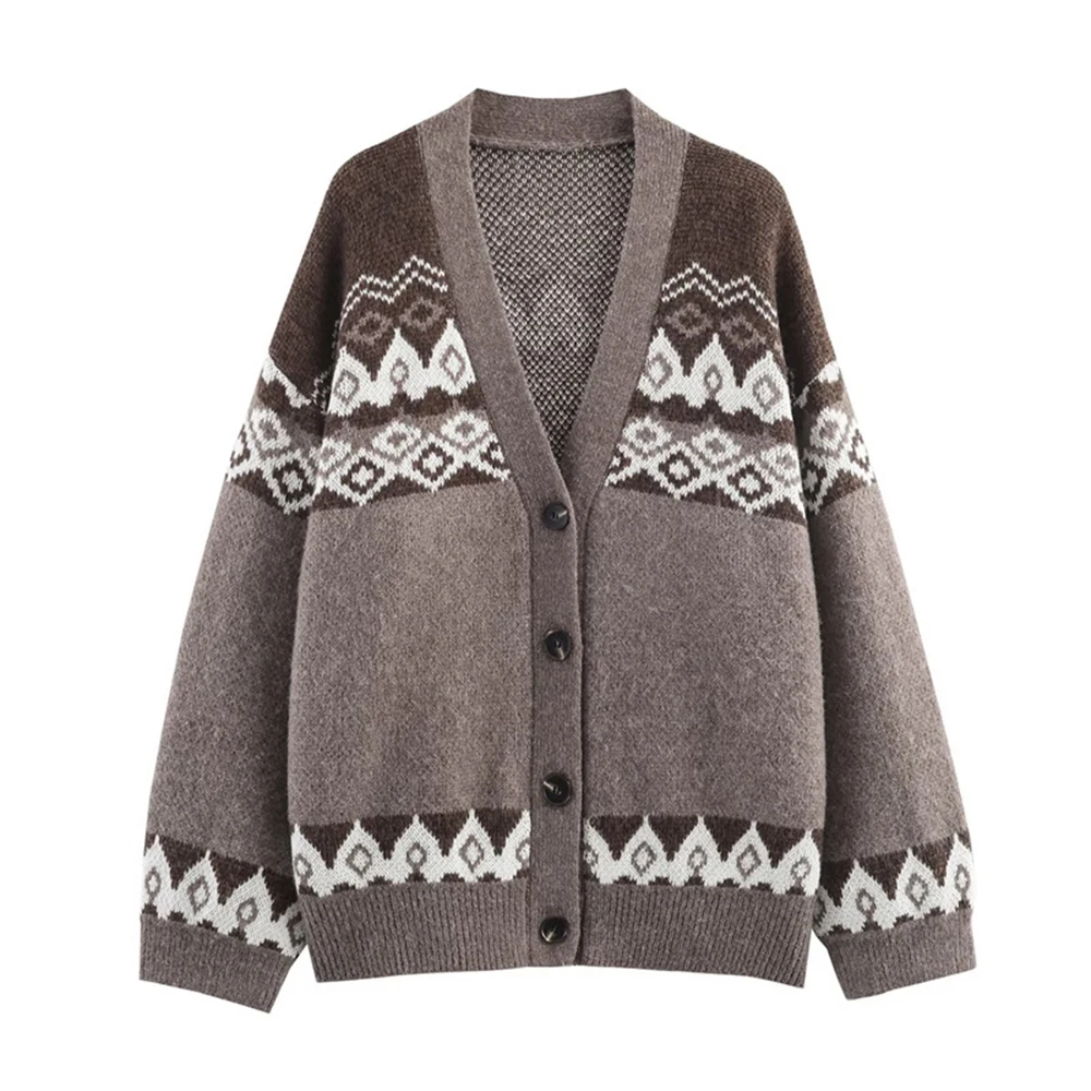 

Fall Women's Loose Knitwear Design Sensation Small Audience Personality Overhead Sweater European Style Quality Fashion