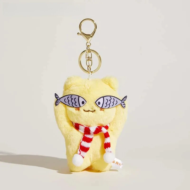 

Прочная и привлекательная подвеска-сумка «рыбий котенок»: подвеска в виде плюшевой куклы-кошки, милый стиль, аксессуар для школьного рюкзака