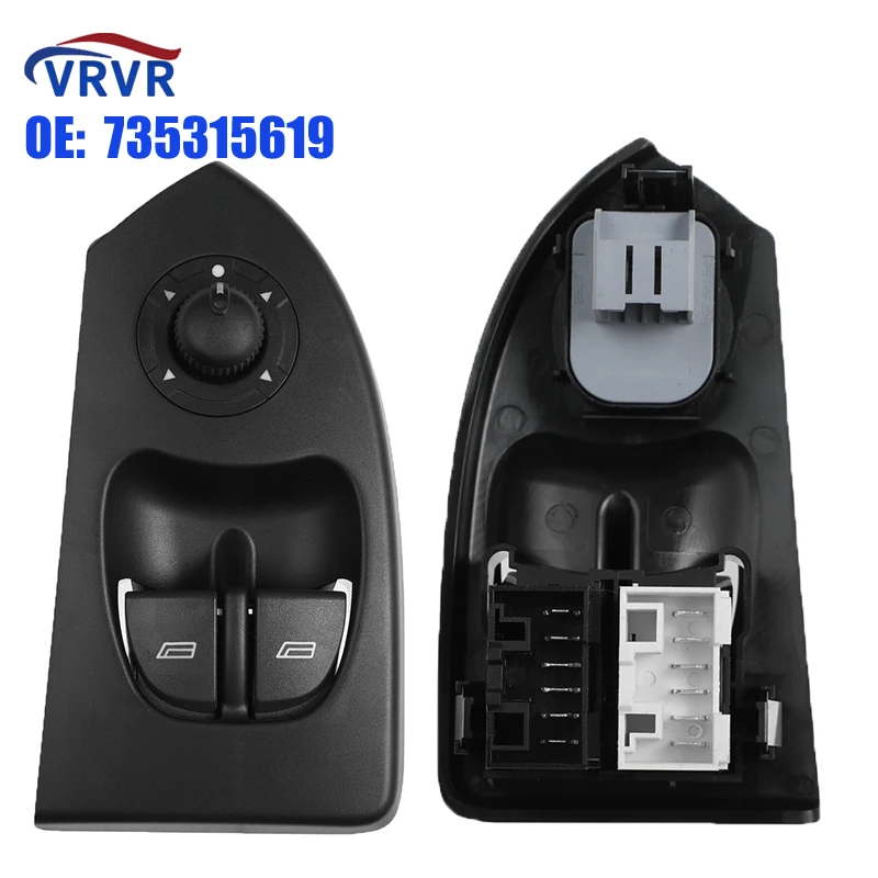 

VRVR 735315619 Electric Window Master Button Control Switch Lifter 6554T3 654.T3 For PEUGEOT BOXER CITROEN JUMPER 2002 -2006