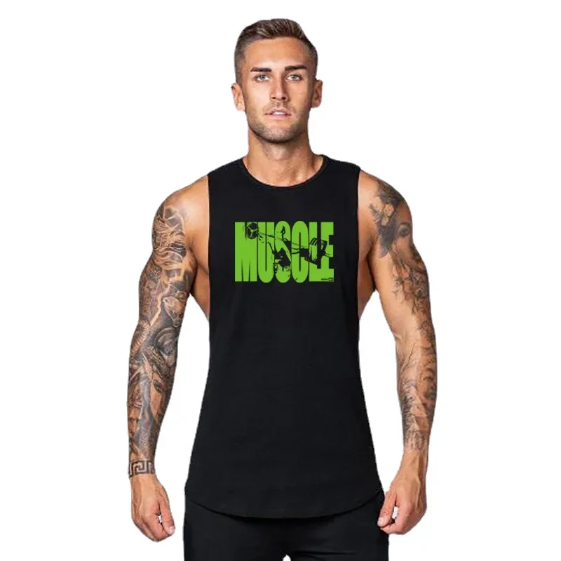 FITNESS SHARK Training Tank Top Men's Sports Running Breathable T-shirt