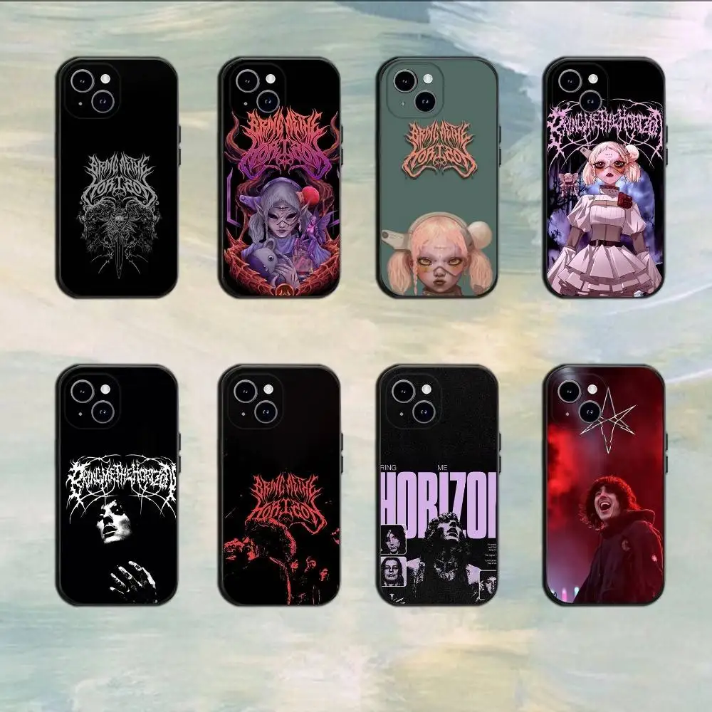 

Bring Me The BMTH Horizon iPhone Case For 17 16 15 14 13 12 11 Mini XS XR X 6S 6 Pro Max Plus Black Soft Cover