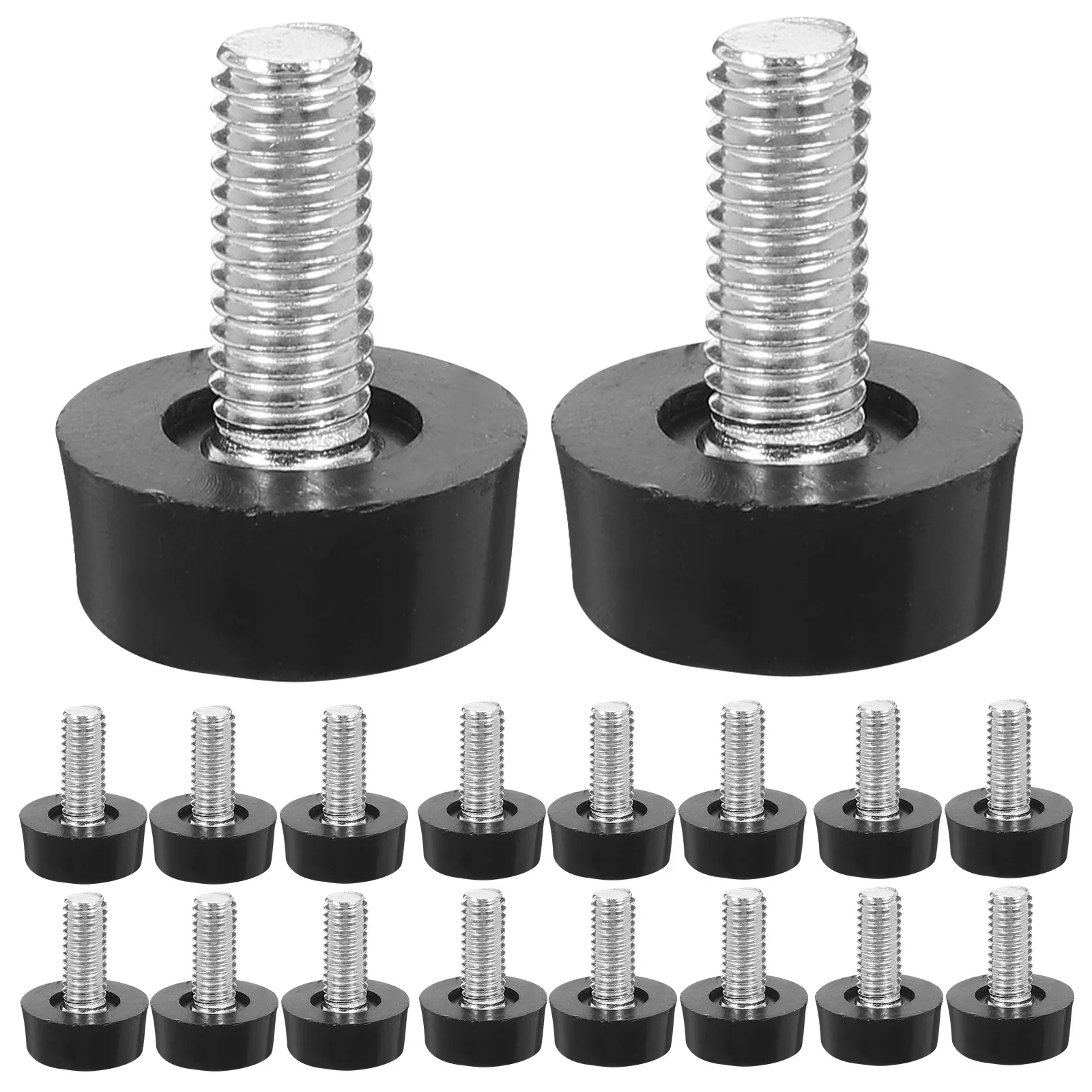 

40pcs Adjustable Screw Feet Plastic Leveling Glides Threaded niture Leg Levelers For Tables Chairs Cabinets Universal