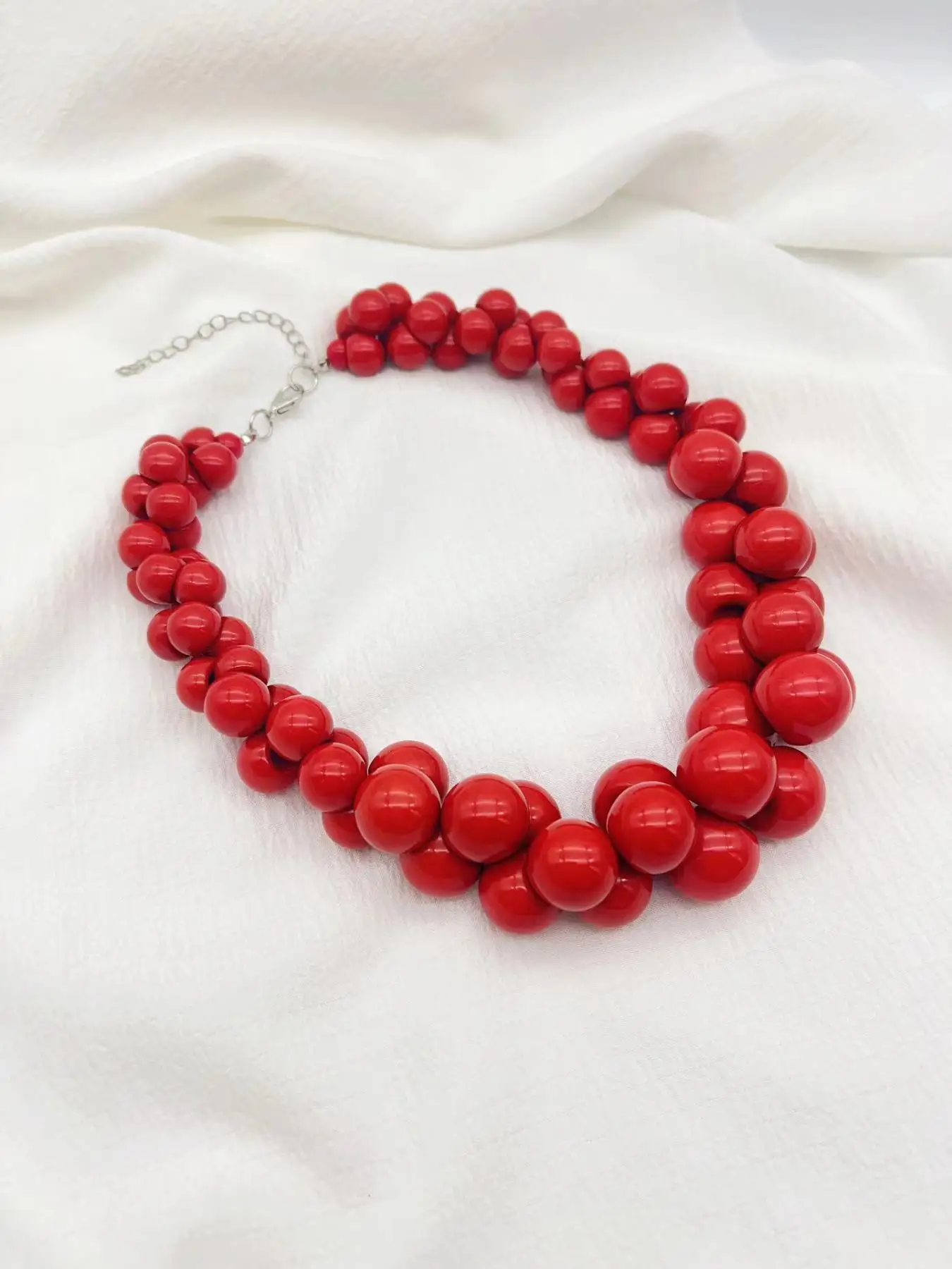 Colorful Mixed Size Beads Necklace Fashion Jewelry Ladies Party Necessary