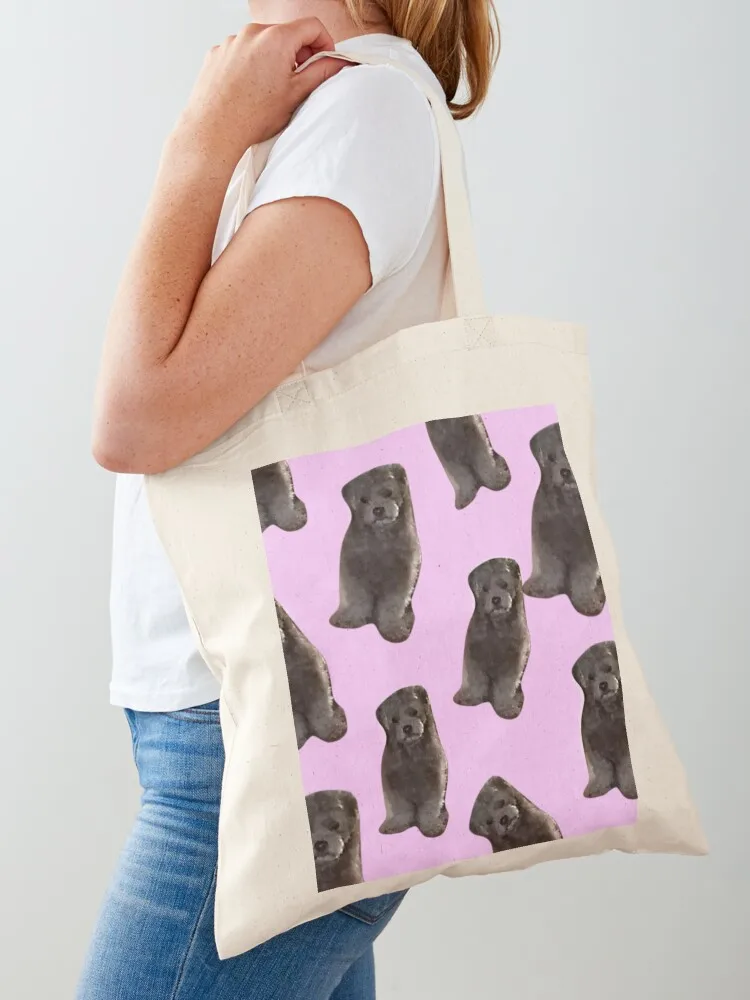 

A funny Bolonka design Tote Bag Women's handbag Beach bag Canvas bag for women Shopper handbag