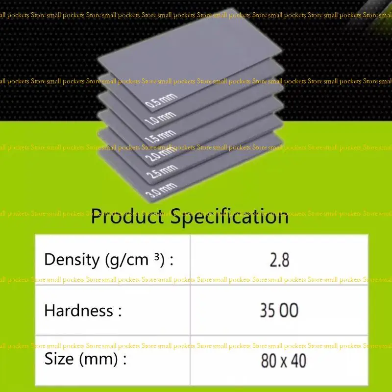 R1WD Silicone Thermal Pad Optimized Heat Dissipation Computer Cooling System Heatsink
