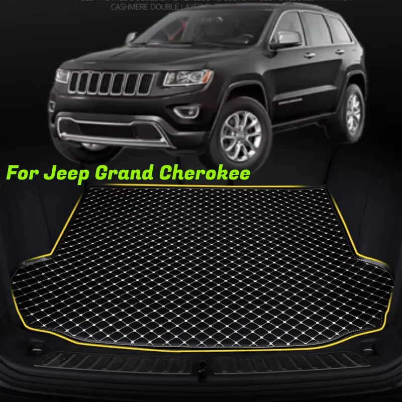 

Microfiber Leather Customized Car Trunk Mat Auitcase Mat Car Interior Accessories For Jeep Grand Cherokee 2011-2022