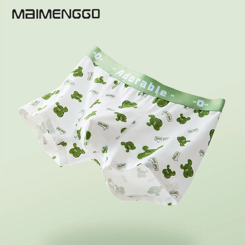 Men\'s Panties Boxer Shorts Cotton Underwear for Men cute sexy Cartoon Underpants Moisture Wicking & Breathable Boxer Briefs