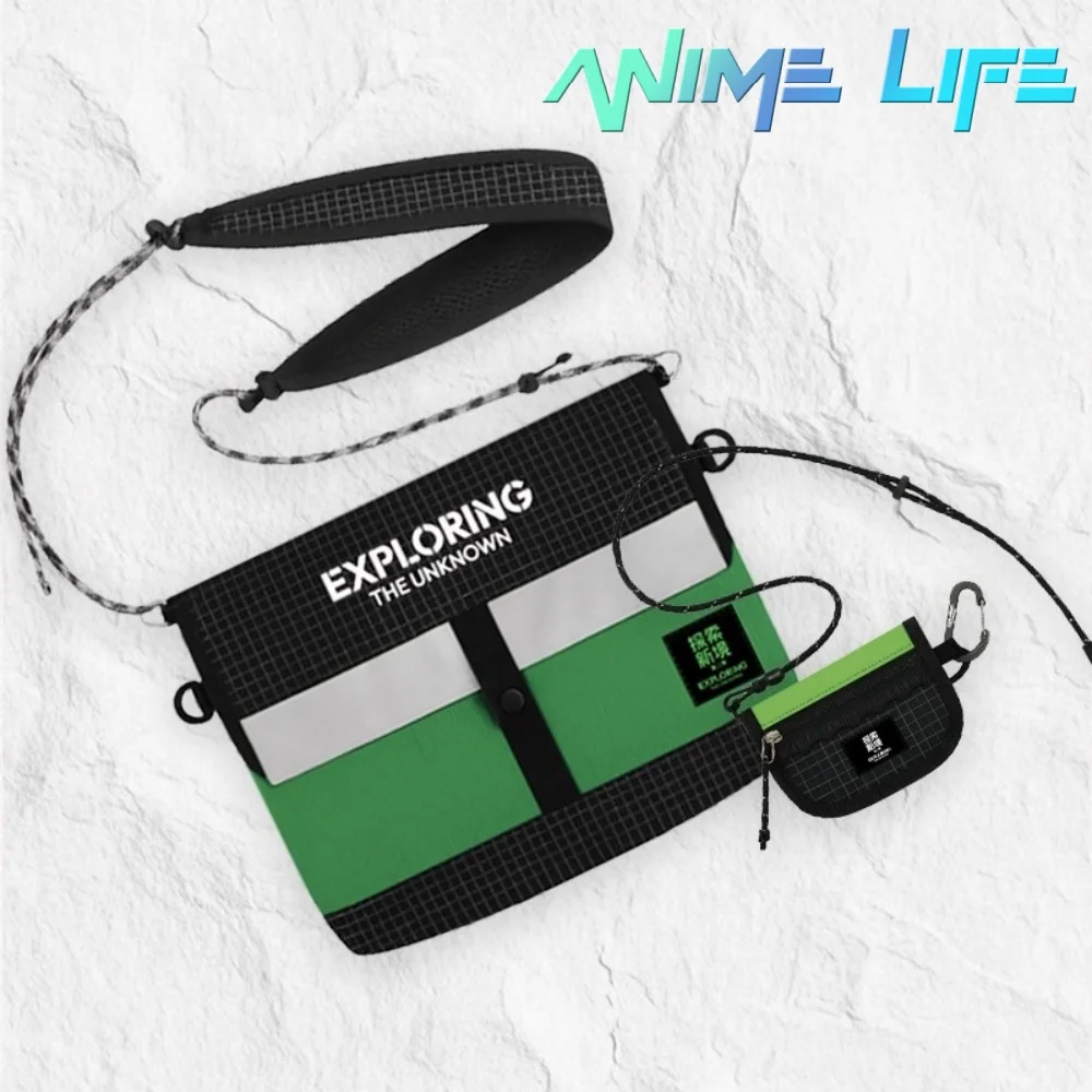 

Official Exploring The Unknown Wang Yibo Outdoor Casual Crossbody Bag For Women Men Card Bags Tote Original Cartoon Cosplay