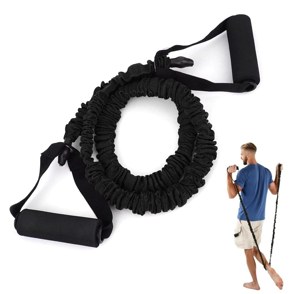 Corda de Resistência de Látex de 120cm, Corda de Tensão TPE, Corda Elástica de Uma Só Peça 10-15LB 15-20LB 25-30LB para Treinamento Fitness