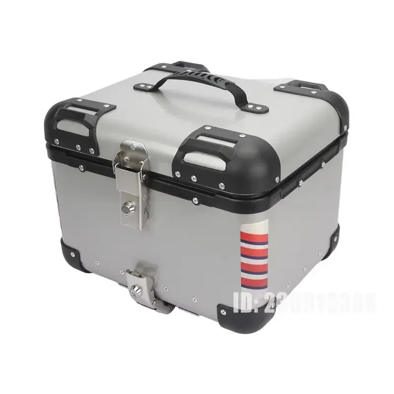 

Factory Hot Selling Universal Aluminum 45L Top Box Motorcycle Lage Trunk Case Storage Tail Rear Cer Toolbox For Benelli CF
