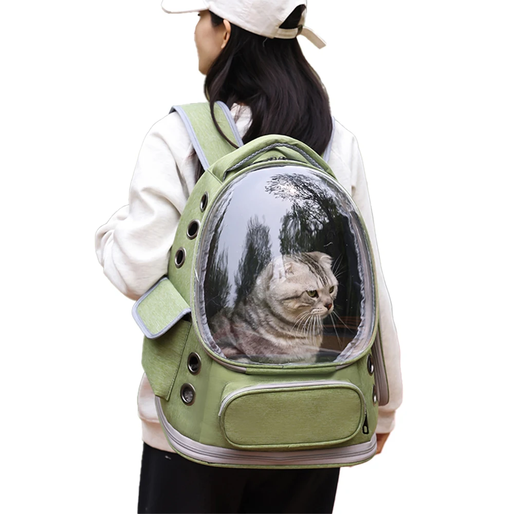 Cat Carrier Backpack Dog Backpack Carrier for Small Dogs Pet Bubble Backpack Bag with Air Holes