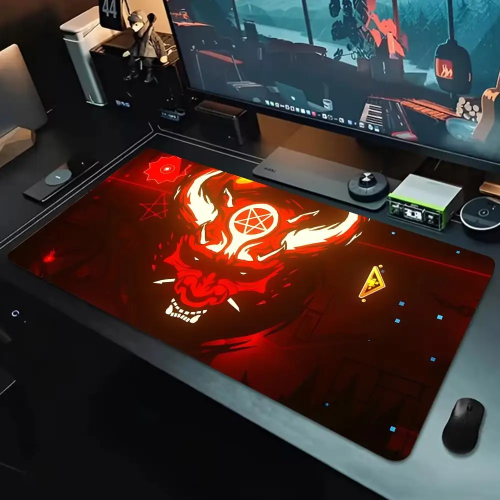 Fierce Art J-Japanese Style Hannya Mouse Pad Large Waterproof Gaming Mouse Pad, Non-Slip with Stitched Edge