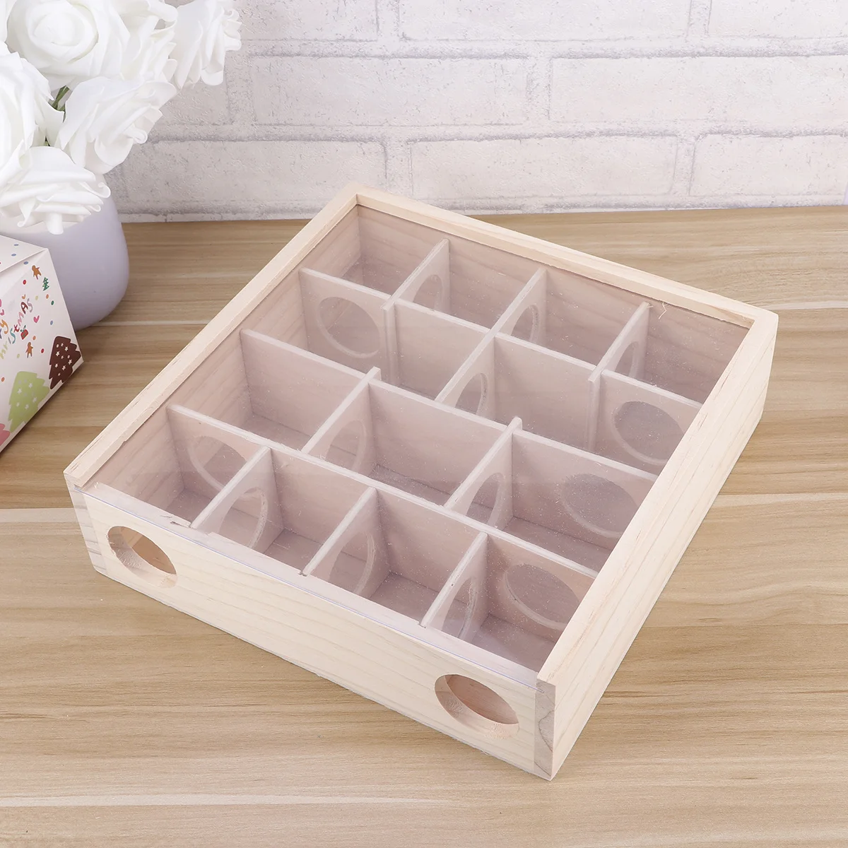 

Wooden Maze for Hamster with Glass Cover Small Animal Activity Tunnel Fun Game Rat Mouse Play Center Enrichment Equipment