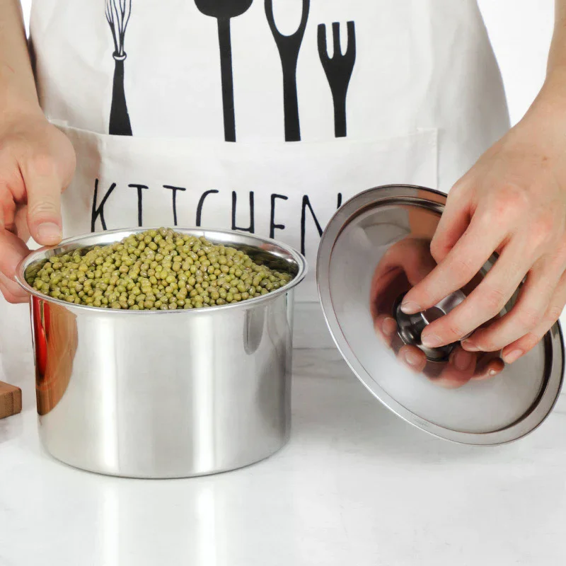 10/12/14/16/18/20/22/24cm Round Pot Lid Thicken Stainless Steel Saucepan Cover Replace Universal Kitchen Food Lid
