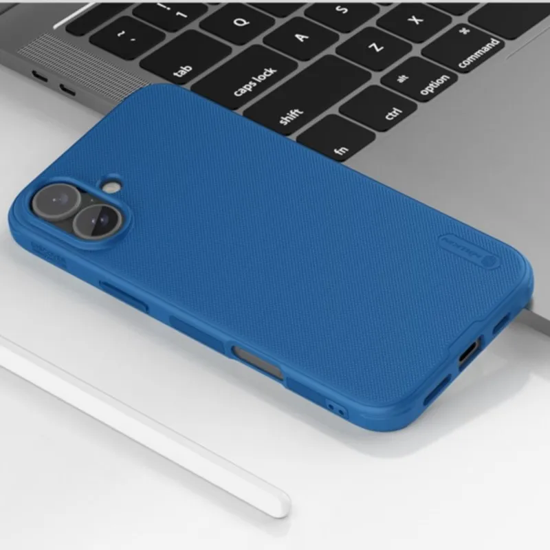 Чехол NILLKIN для iPhone 16, облегающий чехол для iphone 16, высококачественный матовый защитный чехол из поликарбоната