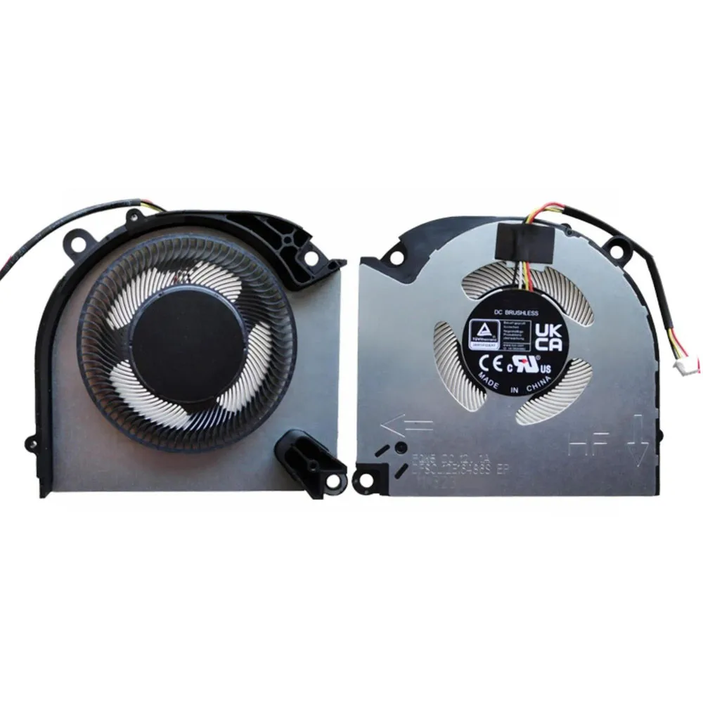 

Laptop CPU GPU FAN For CLEVO DFSCL12E16486S-FQK5 DFSCL12E16486S FQK5 DFSCL12E06486S-FQK3 DFSCL12E06486S FQK3 12V 1A New