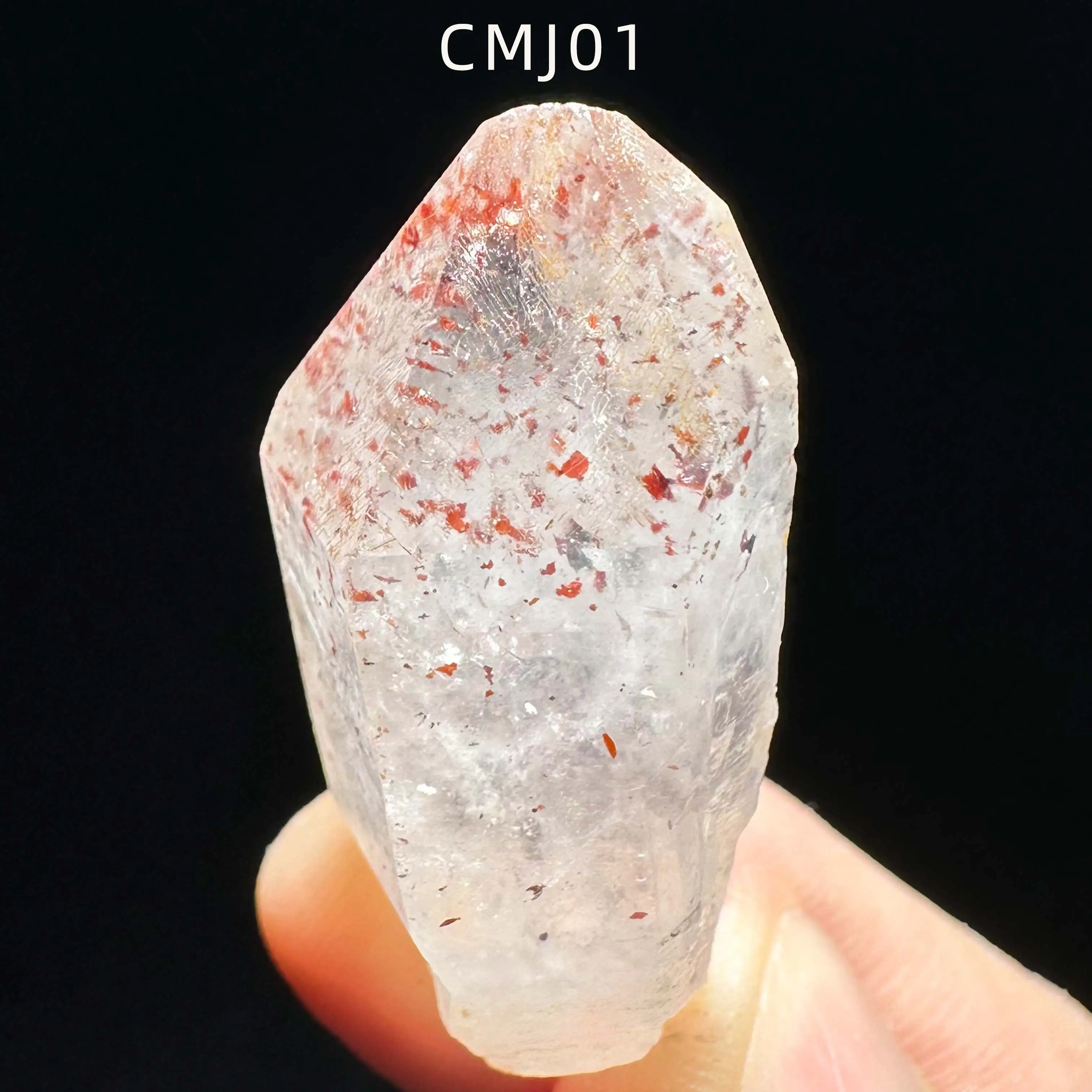 Natural Namibia Strawberry Super Seven Crystal Raw Stone Rare Geology Mineral Specimen Ornament, Crystal With Inner Inclusion Ma