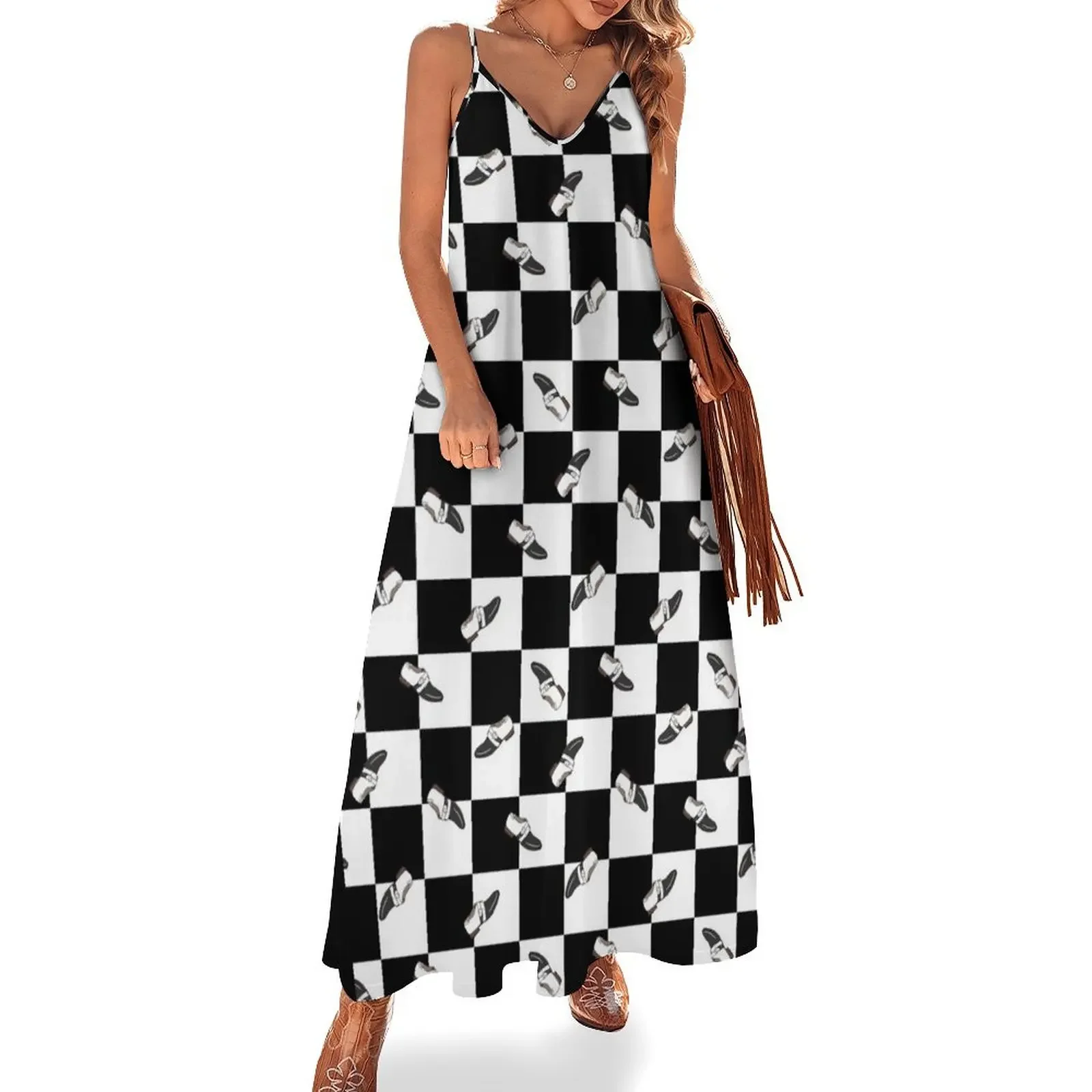 

Fluevog Johnston Shoe Sleeveless Dress Women's long dress women's luxury party dress summer woman 2025 Women's