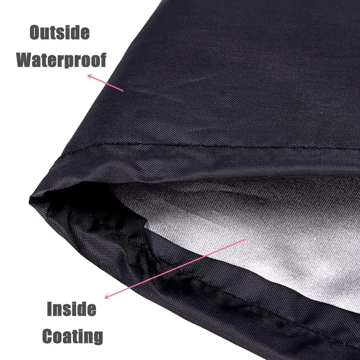 Black Waterproof BBQ Cover BBQ Accessories Grill Cover Anti Dust Rain Gas Charcoal Electric Barbeque Grill Barbecue Supplies