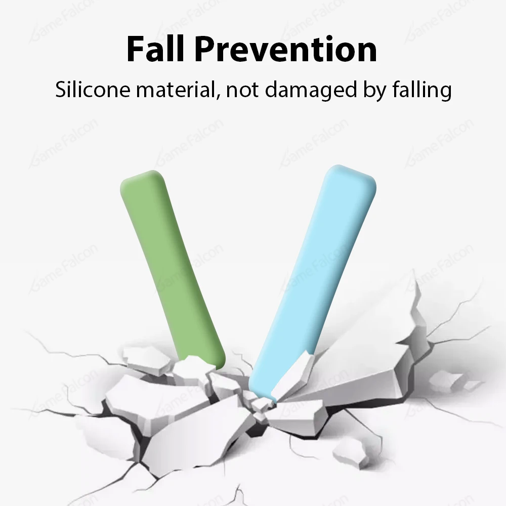 غطاء سيليكون لقلم شاشة تعمل باللمس ، مقاوم للصدمات ، مضاد للخدش ، مانع للانزلاق ، غلاف واقي ، حقيبة قبضة ، قلم ، قلم أبل 1 ، 2 #2
