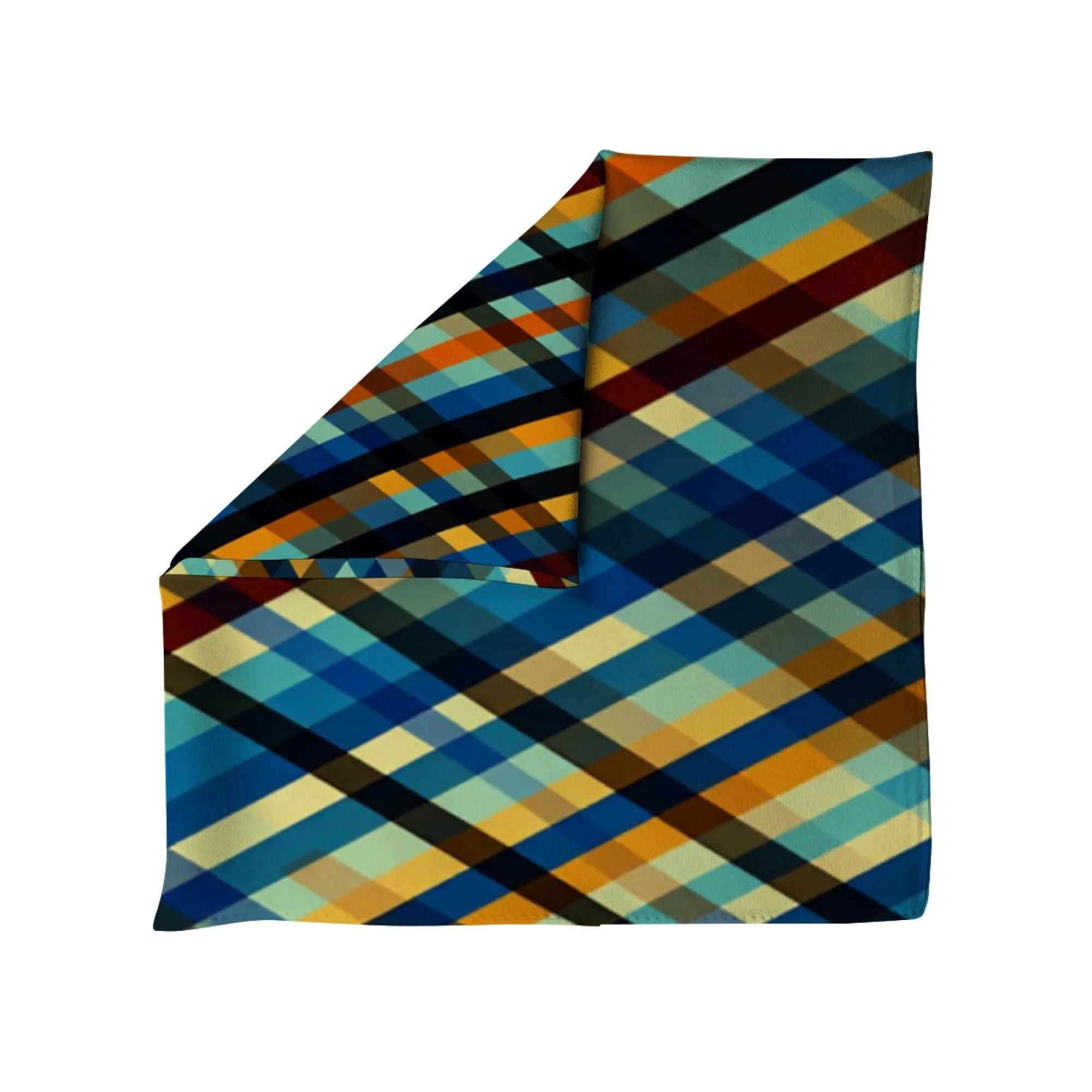 Custom Silk Scarf Personalized Logo Print Fashion Square Scarf For Women Versatile Headband Bag Accessory