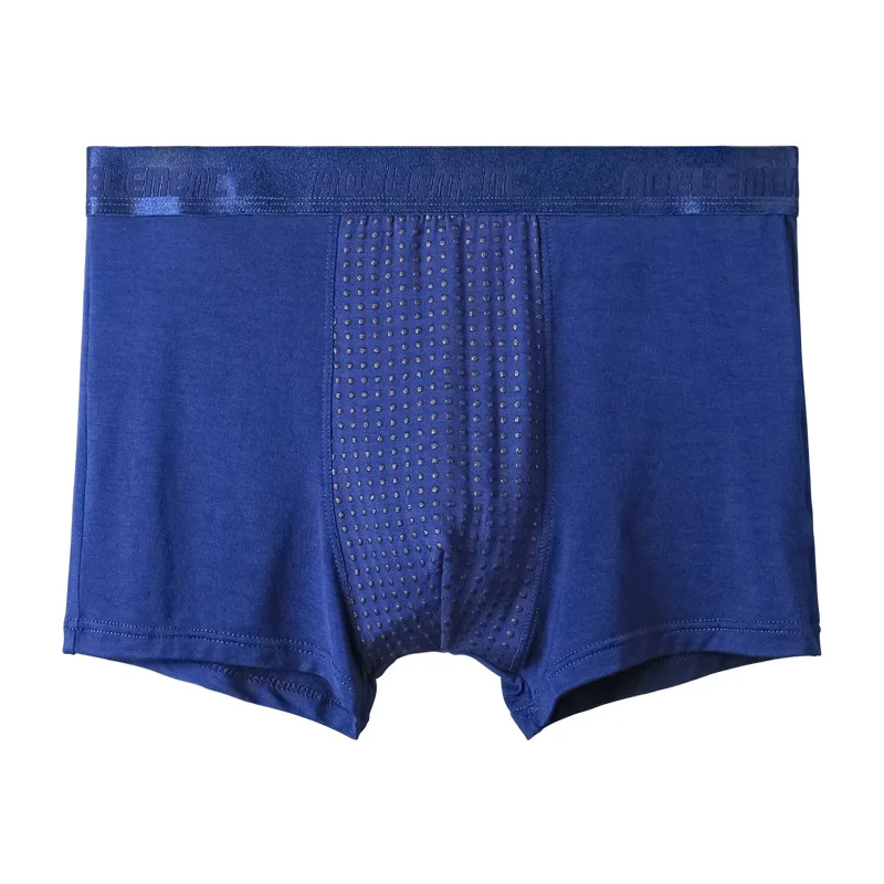 Boxer en Modal pour Homme, Sous-vêtement Solide, Culotte Respirante, Poudres Magnétiques, Caleçon Masculin, Tronc, Callogging, Grande Taille