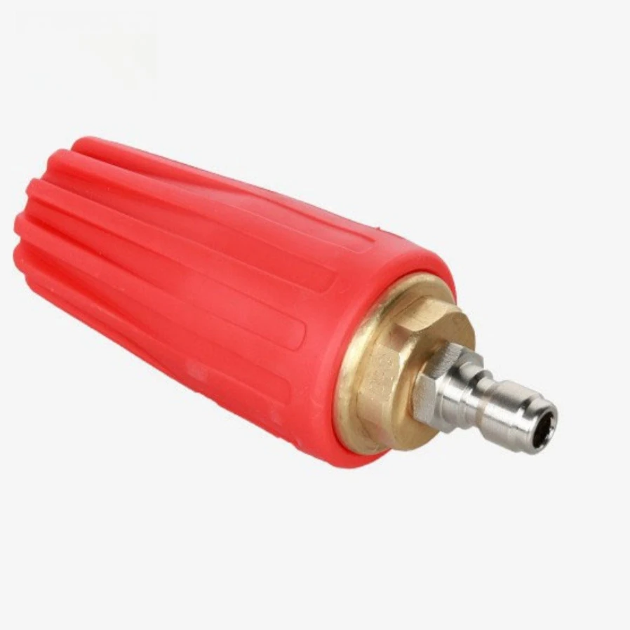 

NEW CS 350 bar 5000psi high pressure brass red turbo nozzle 360 rotating surface cleaning nozzle for pressure washer