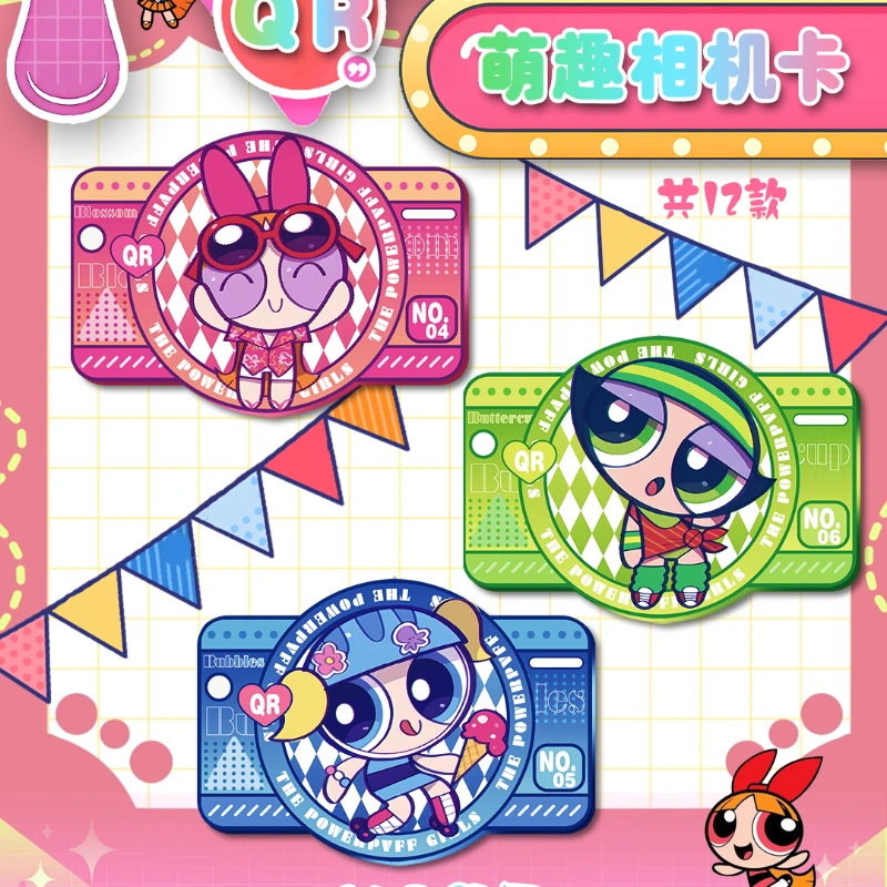 The Powerpuff Girls Anime Card, Blossom Engines, Buttercup Professor, Utonium Children Gift Toy, Collections Rares Cards