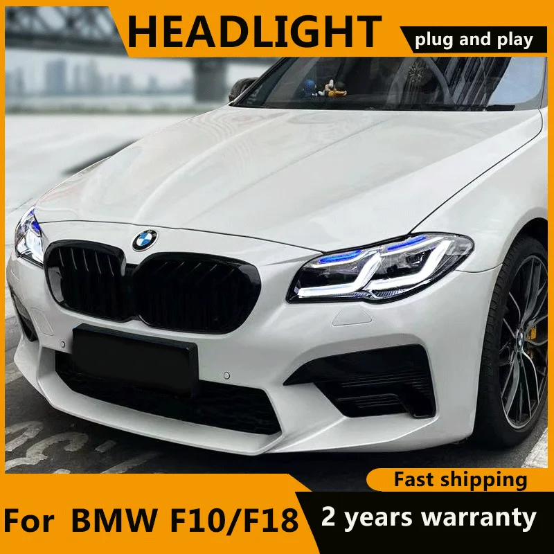 

Full LED Head lights For BMW F10 F18 2011-2017 520 523 525 535 530 5 Series LED Headlights DRL Dynamic Turn Signal LHD RHD Lamp