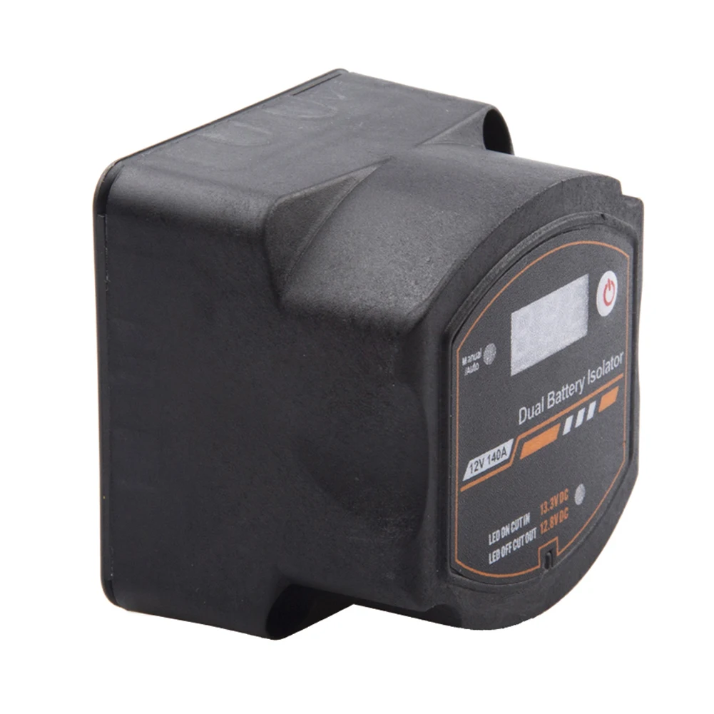 Auto Manual Voltage Sensitive Relay 12V 140A Smart VSR with Digital Voltmeter for Car RV Boat Marine