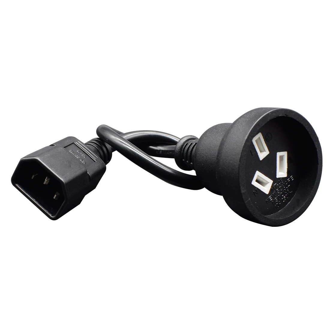 JORINDO IEC320 C14 إلى AU PDU USP محول طاقة سلك IEC C14 إلى أستراليا SAA 3 دبوس محول طاقة أنثى