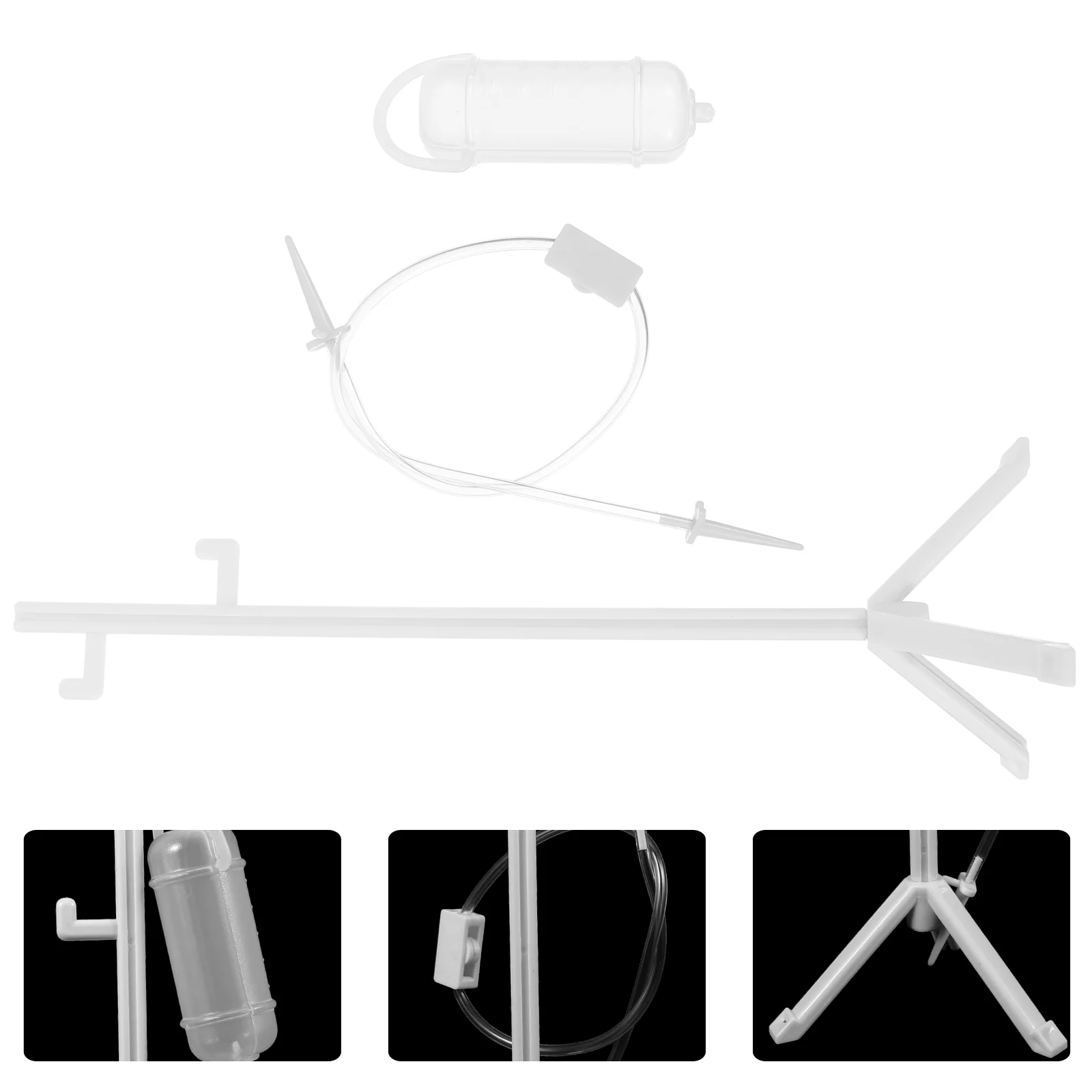 

5 Pcs Doctor Injection Toys Simulation Kids Party Supplies Model Bottle Infusion Nursing Plastic Kids' Nurse Play For