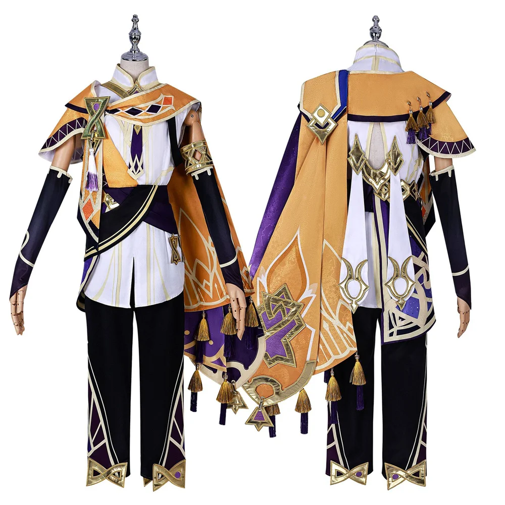 Sethos-Genshin Impact Anime Game Cosplay Costume pour hommes et femmes, perruque, tenues de fête d'Halloween